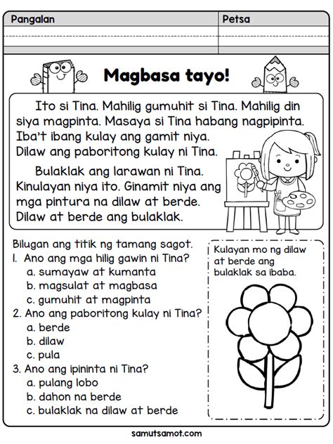 Filipino Pagbasa Grade 1 Pdf