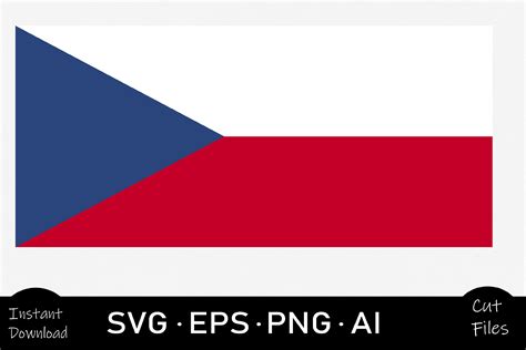 CZECH REPUBLIC Country Flag SVG Graphic by Rizwana Khan · Creative Fabrica