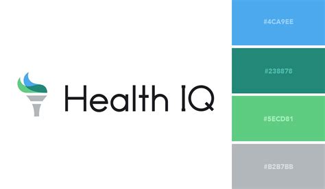 logo color schemes – health iq palette | Visual Learning Center by Visme