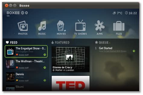 Boxee: Ubuntu Social Media Center - Lirent.net