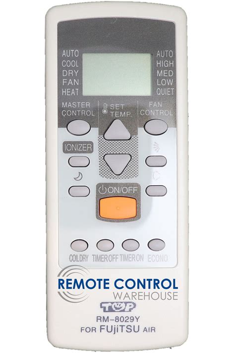 UNIVERSAL FUJITSU AIR CON REMOTE CONTROL FOR ALL MODELS FUJITSU AIR CO ...