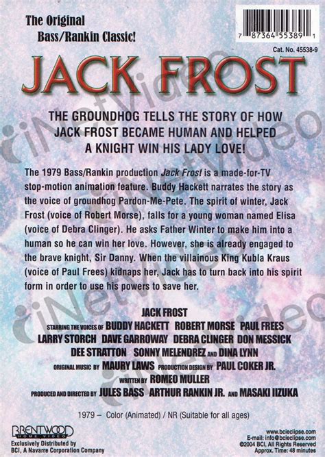 Jack Frost (Animated Film) (The Original Bass / Rankin Classic ...