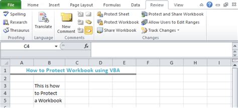 How to Protect Workbook using VBA | Excelchat - Worksheets Library