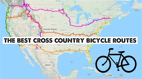 How To Choose the Best Bike Route Across the USA! | Bike route, Route, Usa travel destinations