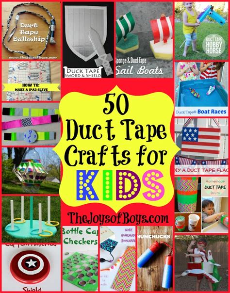 50 of the BEST Duct Tape Crafts for Kids - The Joys of Boys