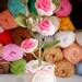 Crochet Flower in a Pot , Crochet Rose Flower in A Pot, Rose Flower Crochet, Crochet Potted Rose ...