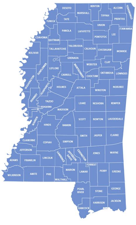 Mississippi Counties | Mississippi Association of Supervisors