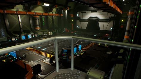 Sci-fi Hangar Interior in Environments - UE Marketplace