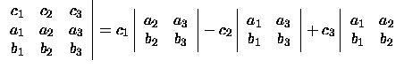 Cross Product of Two Vectors - Math Homework Help