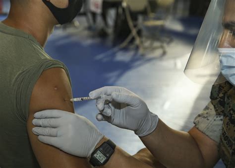 DVIDS - Images - MARFORPAC Marines Receive COVID-19 Vaccine [Image 1 of 4]