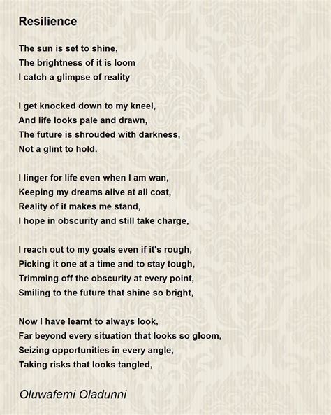 Resilience Poems For Students - Infoupdate.org