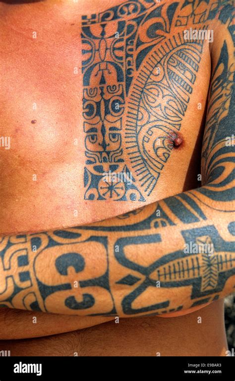 Marquesas tattoo hi-res stock photography and images - Alamy