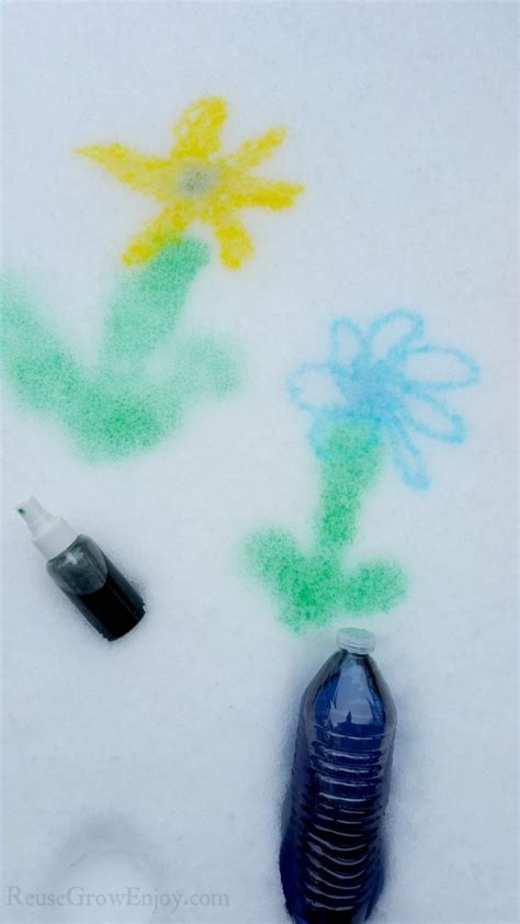 DIY Easy Snow Paint & Tips On How To Paint Snow - Reuse Grow Enjoy