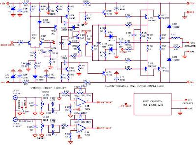 500 Watt Monoblock Car Amplifier - Electronic Circuit