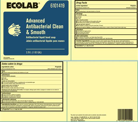 Ecolab Printable Chemical Labels