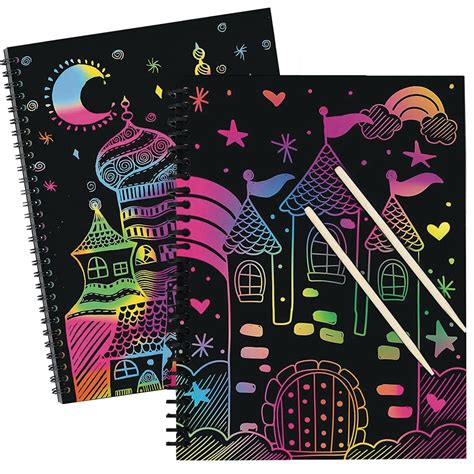 Scratch Art Book for Kids Scratch Art Set for Kids 3-12 Year Old Girls ...