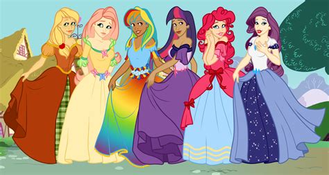 MLP as Disney Princesses | My little pony princess, My little pony ...