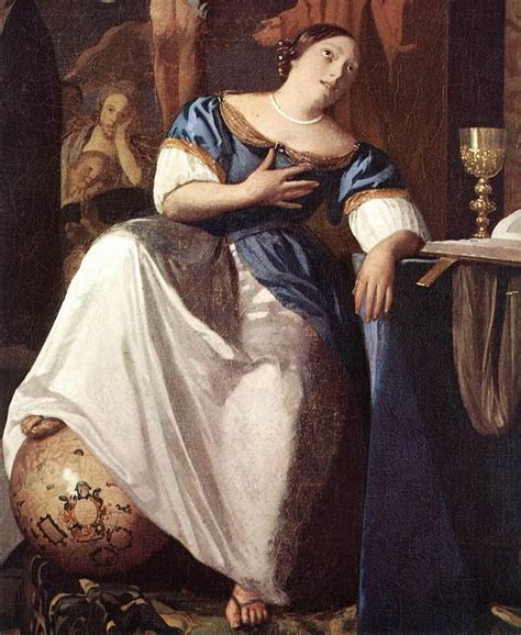 Johannes Vermeer The Allegory of the Faith detail Painting | Best Paintings For Sale