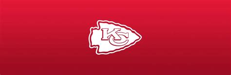 Download Red And White Kansas City Chiefs Logo Wallpaper | Wallpapers.com