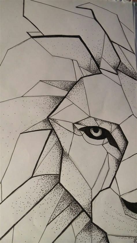 #drawing #ideas #geometric #animal | Dibujo geométrico, Dibujos, Geometrico