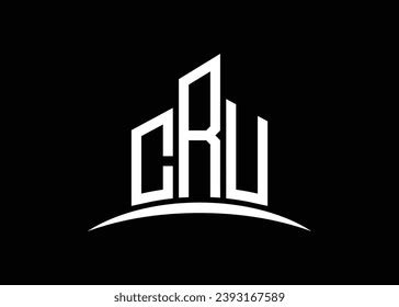 Letter Cru Building Vector Monogram Logo Stock Vector (Royalty Free) 2393167589 | Shutterstock