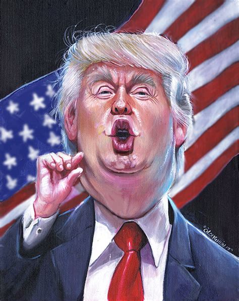 Donald Trump Caricature - Caricature Artist Dublin & Ireland