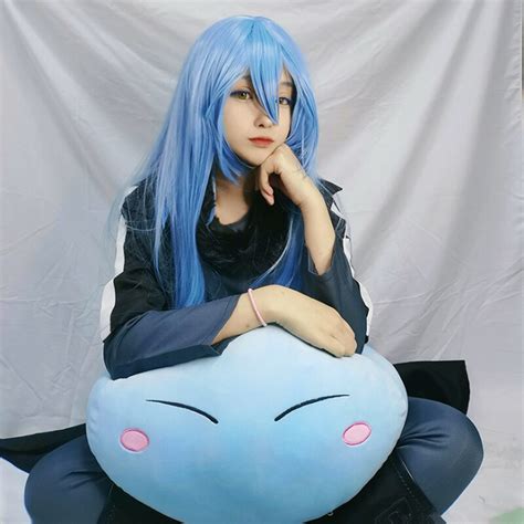 Anime That Time I Got Reincarnated As A Slime Cosplay Rimuru Tempest Costumes Suit Wig Mask ...