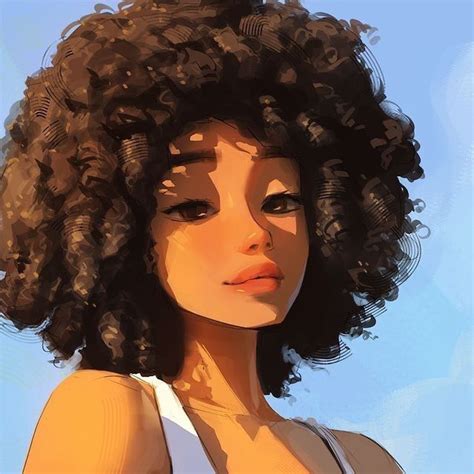 Black Girl Cartoon, Cartoon Girl Images, Girls Cartoon Art, Cartoon Art Styles, Digital Portrait ...