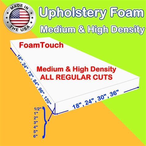 Upholstery Foam Density Chart - nor-artistepeintre