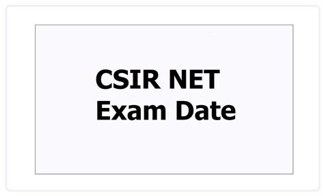 CSIR NET Exam Date 2024 announced on csirnet.nta.nic.in