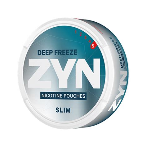 ZYN Slim Deep Freeze Strong - White Pouch swedish snus online