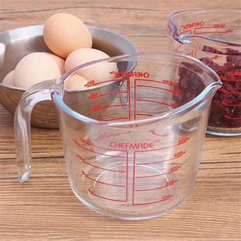 500ML Glass Measuring Cup Durable Liquid Measurement Jug Kitchen Bar Baking Tool-in Measuring ...