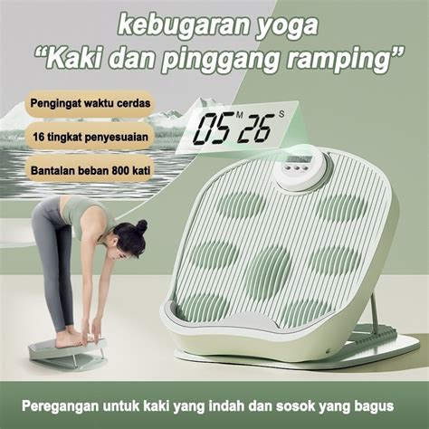 Jual Tuomi-Papan Pijat Yoga Tandu Pedal Kebugaran Papan Peregangan Lipat Alat Peregangan Papan ...