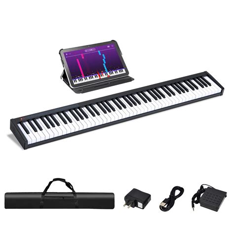 【んのでご】 Costzon 88-Key Portable Keyboard Piano， Electric Keyboard ...