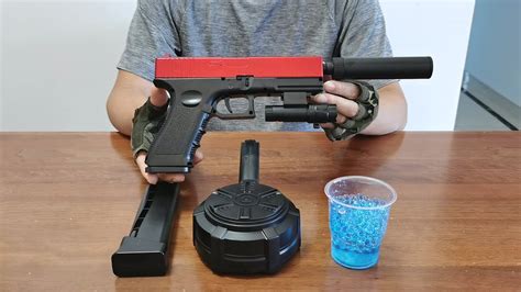 Glock Gel Blaster with Drum Unboxing 2022 - Electric Splatter Ball Toy ...