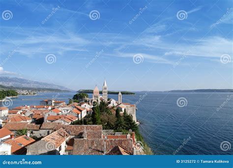 Croatia, Rab Island, Rab Town Stock Photo - Image of montain, croatia ...