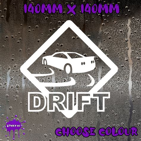 JDM Drift Car Sticker JDM Stickers Car Stickers Cool | Etsy