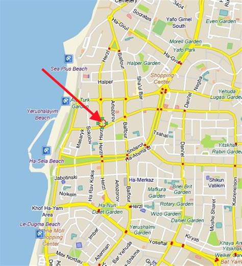 Bat Yam Map