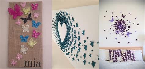 10 DIY Butterfly Wall Decor Ideas With Directions - A DIY Projects