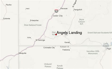 Angels Landing Mountain Information