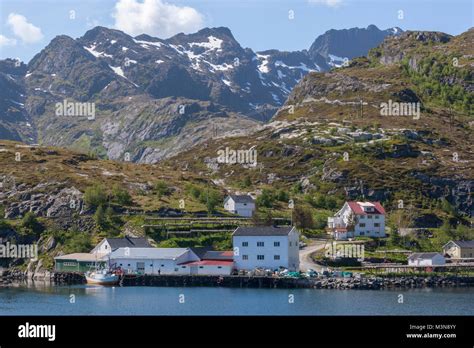 Moskenes from the ferry to bodo hi-res stock photography and images - Alamy