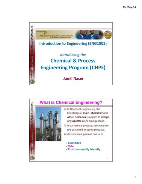 Chemical & process