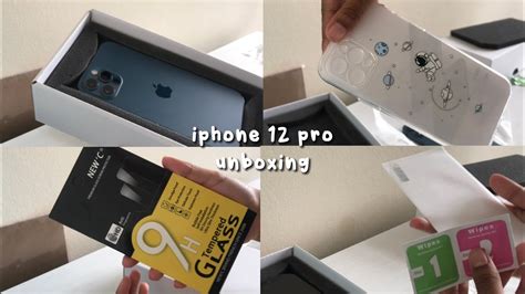 iphone 12 pro pacific blue unboxing + asmr & aesthetic (backmarket) - YouTube