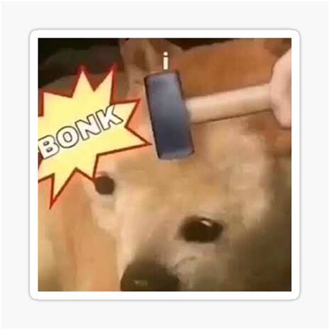 "Doge Bonk! Meme" Sticker for Sale by Goath | Redbubble