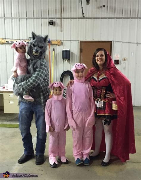 Little Red Riding Hood, The Big Bad Wolf, and Three Little Pigs Costume