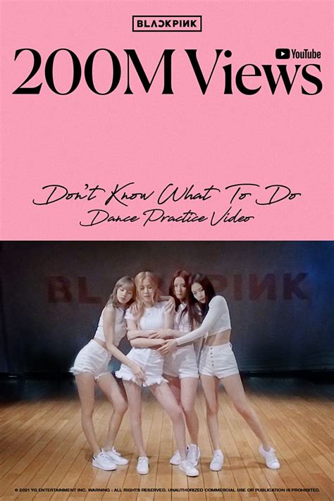 BLACKPINK hits 200 million views with 'Don't Know What To Do' | allkpop