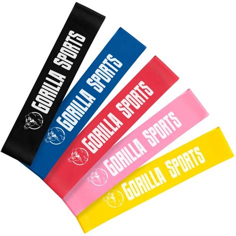 Set of 5 Fitness Bands | Gorilla Sports UK