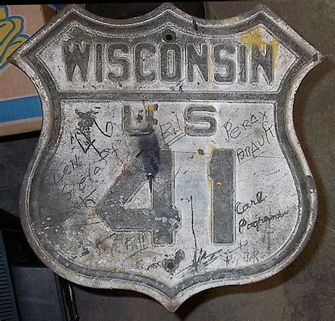 Wisconsin U. S. highway 41 - AARoads Shield Gallery