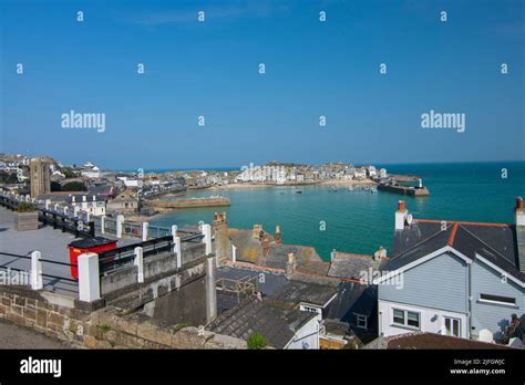 Across St Ives Harbour Stock Photo - Alamy