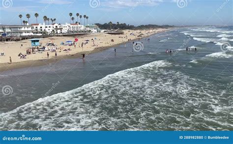 Pismo State Beach, CA, USA - July 28, 2023: People on the Pismo State ...